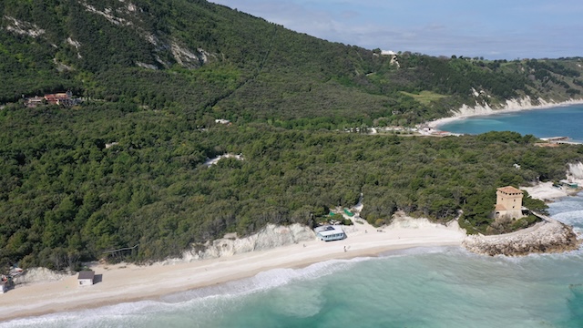 Spiaggia Portonovo per Cani